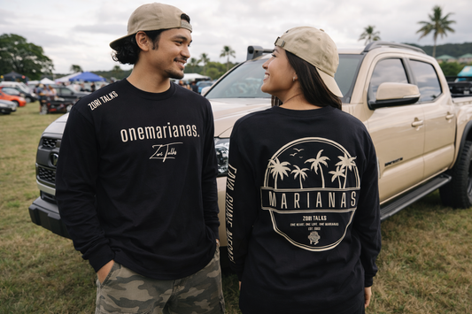 "onemarianas." Long Sleeve Tee