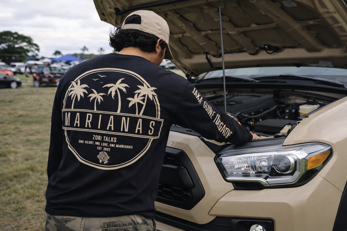 "onemarianas." Long Sleeve Tee